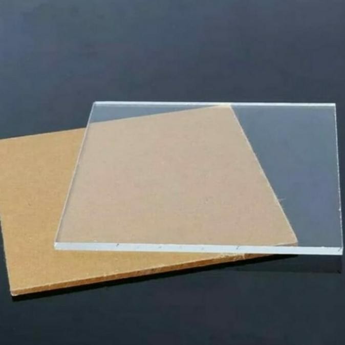 acrilic bening lembaran tebal 5mm 50cm x 80cm