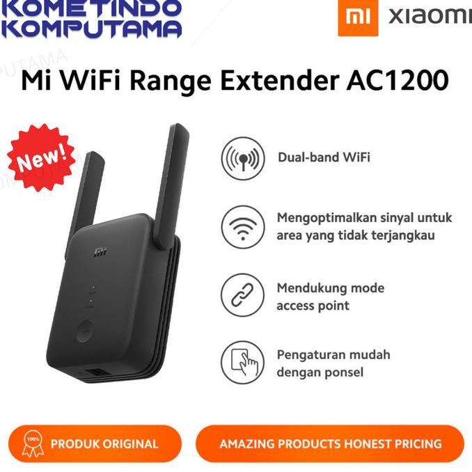 Mi WiFi Extender AC 1200 Xiaomi Range Penguat Sinyal ID VERSION RESMI
