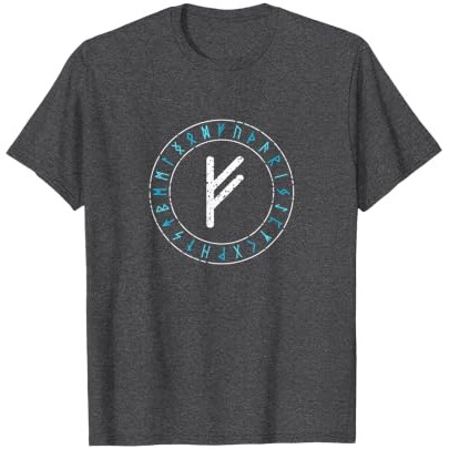 Kaos Viking Rune Fehu Runic Circle Mitologi Nordik Celtic |vZmksDRY|