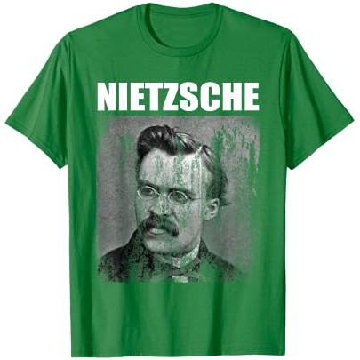 Kaos Kacamata Potret Muda Vintage Friedrich Nietzsche |Jpu4dpBo|