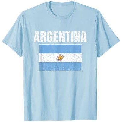 Kaos Hadiah Negara Peta Argentina Vintage Bendera Argentina |b1KNLQdL|