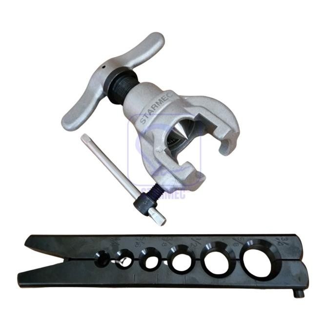 Flaring Tool Pipa AC KIT 808 + Reamer Cutter Swaging Punch STARMEC