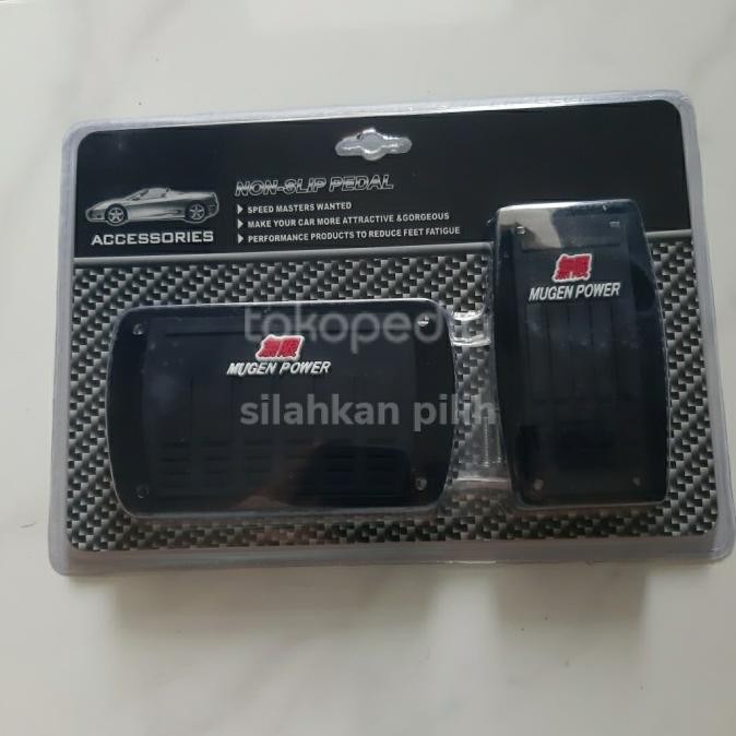 Sale Pedal Pad Mobil Matic Universal / Cover Pedal - Mugen Power (Matic)