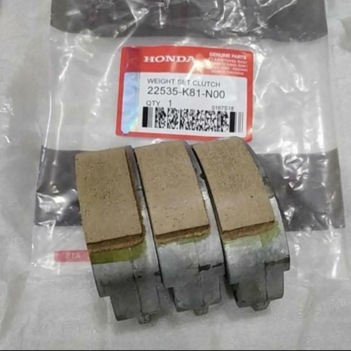 Kampas rem ganda kopling Beat esp street eco 2017-2019 Import Premium