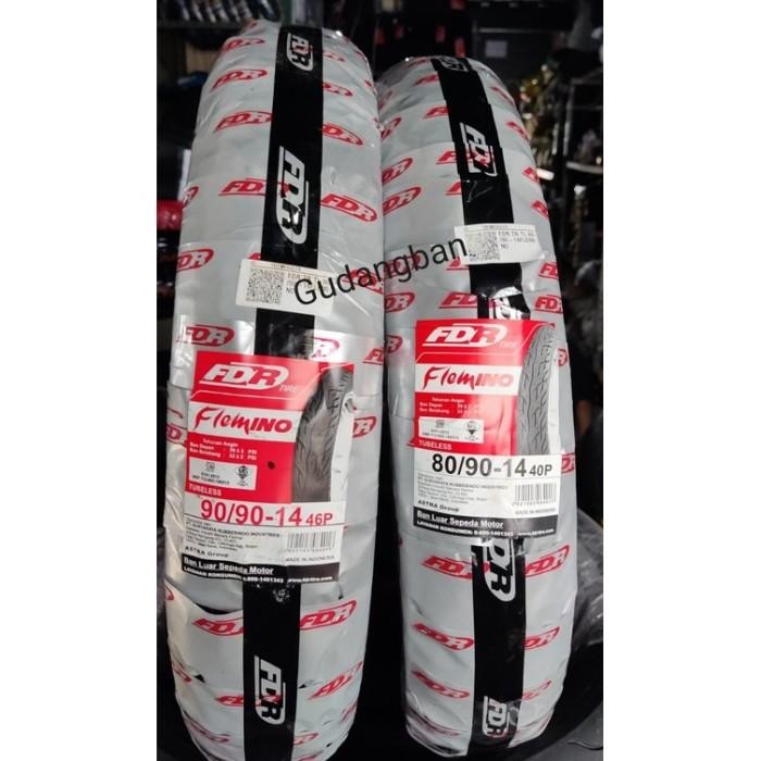 Ban Luar FDR 80/90 90/90 Ring 14 Tubetype untuk Motor Vario Import Premium
