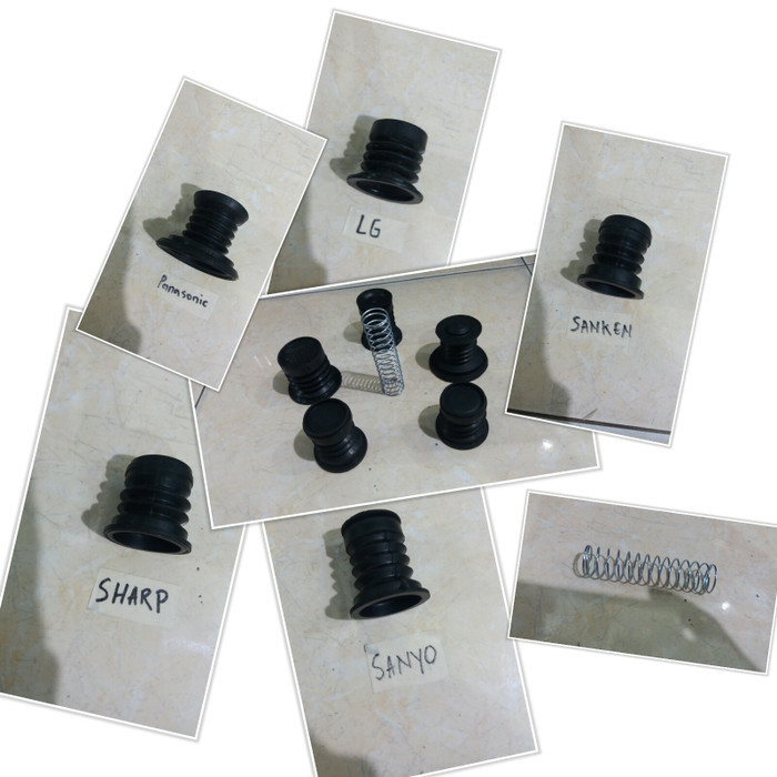 BEBAS ONGKIR - Seal Below Sanyo Pembuangan Drain Mesin Cuci karet Seal Sanyo + Per