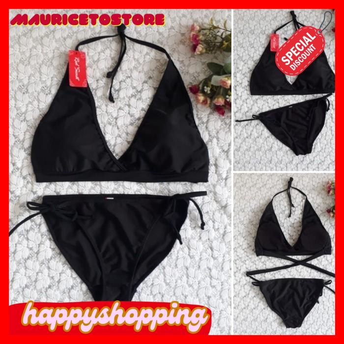 BIKINI PANTAI SEGITIGA IKAT TALI LEBAR PRAKTIS