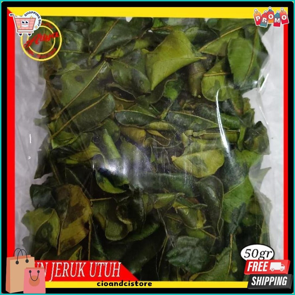 

Daun Jeruk Halus / Kasar (Goreng 50Gr / 100Gr). Tanpa Serat Batang 100% Daun Jeruk Sayur Asli. Bikin Semua Masakan, Campuran Jamu Dan Camilan Jadi Enak Harum (Lagi Rame)