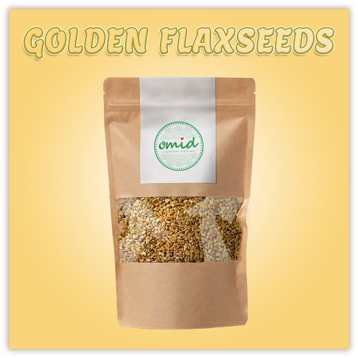 

Organic Golden Flaxseed / Flax Seed (Biji Rami Emas Organik) 1kg