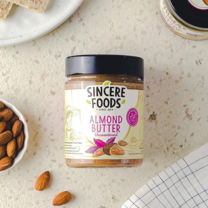 

Selai Kacang Almon Tidak Manis Almond Butter Unsweetened Sincere Foods