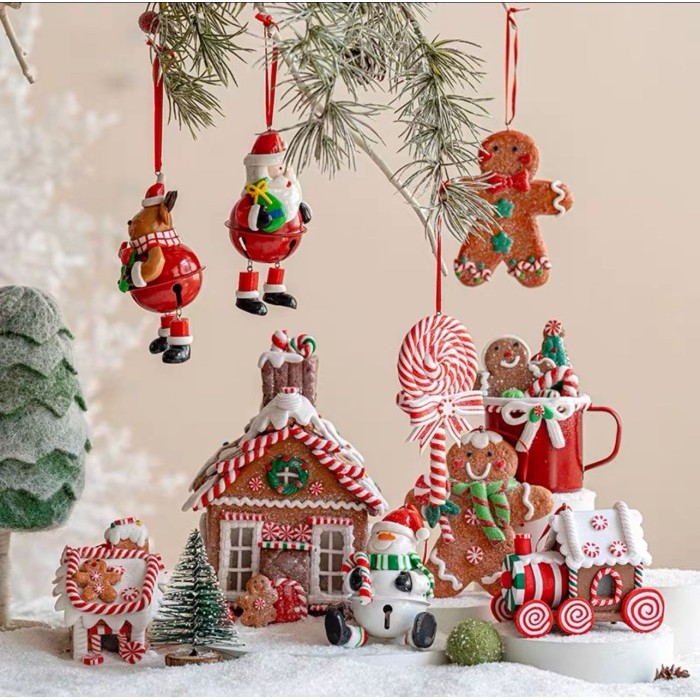 

Ginger Candy Christmas Ornament // Dekorasi // Hiasan Natal // Ornament Pohon Natal // Christmast