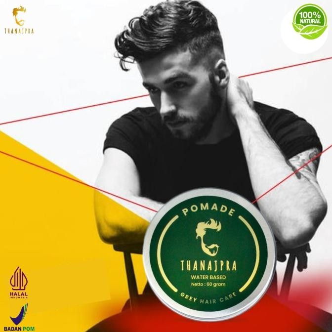 MURAH Minyak rambut pria wangi penghitam uban Najpra pomade waterbased
