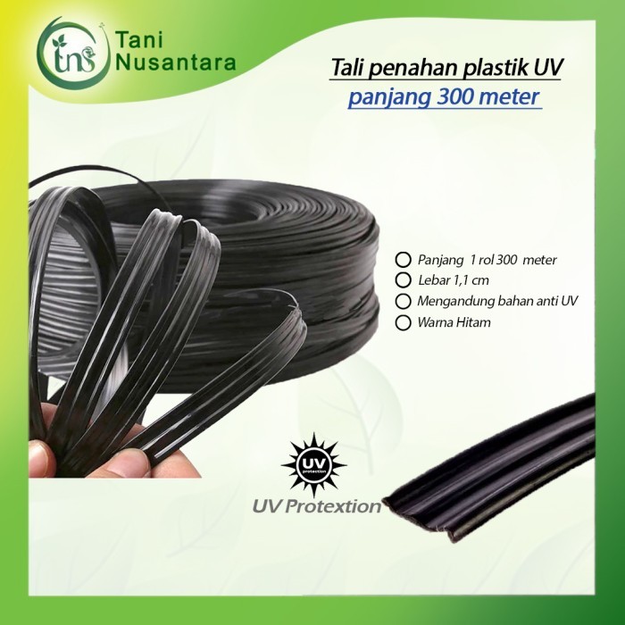Paling DIcari Tali Penahan Plastik UV Pengaman Plastik UV 1 Roll 300 meter