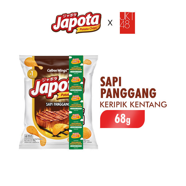 

PROMO SPECIAL Japota Keripik Kentang Sapi Panggang (Beef Bbq) 68G