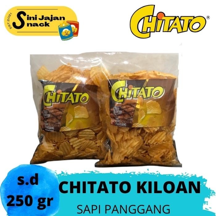 

TERUJI CHITATO SAPI PANGGANG SNACK KILOAN 250 GRAM, 200 GRAM DAN 150 GRAM