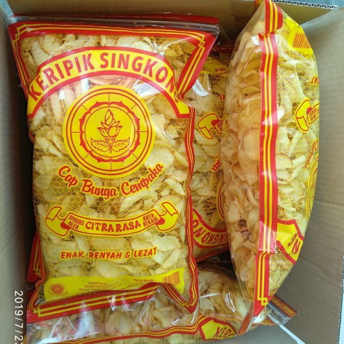 

KOMPLIT keripik singkong bunga cempaka jumbo