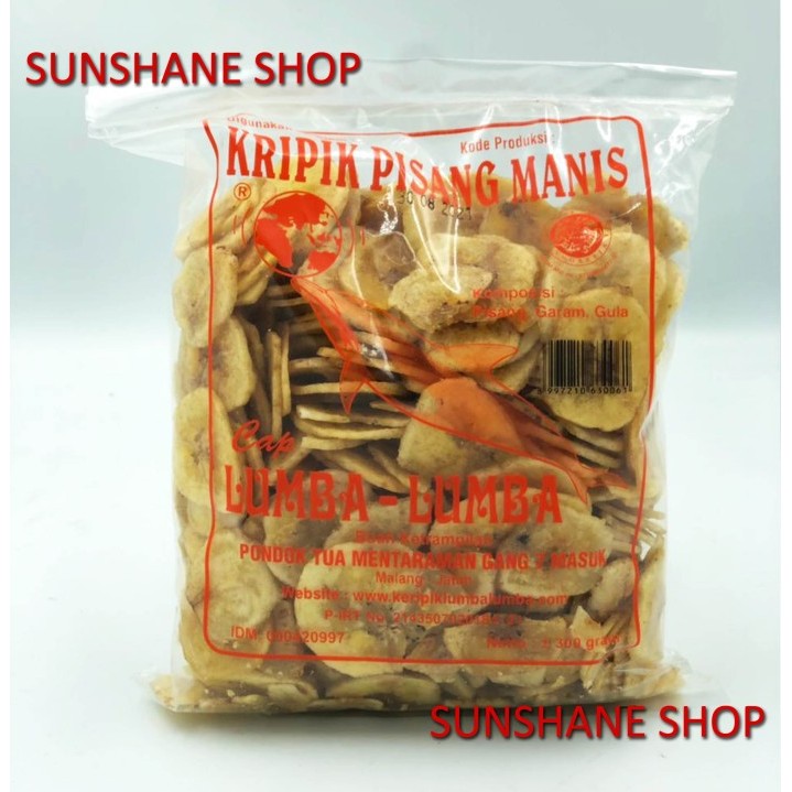 

SPECIAL Keripik Kripik Pisang Kepok Lumba 300gr 300 gr