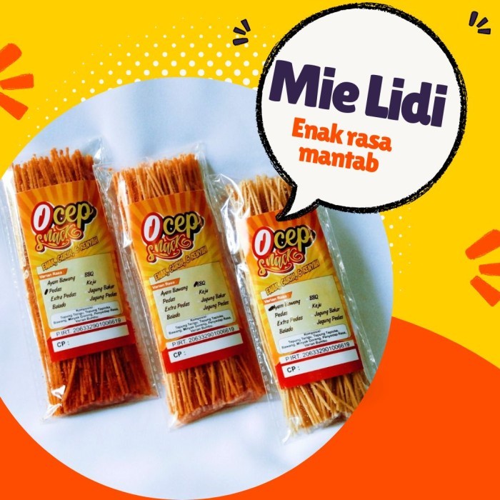 

BERMUTU MIE LIDI OCEP SNACK