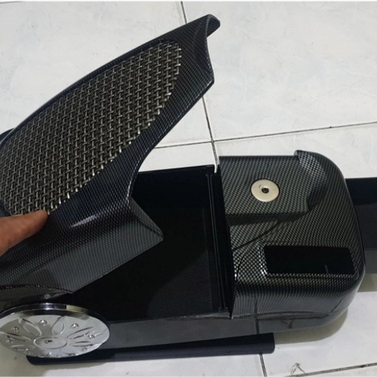 Promoo Console Box Mobil All New RUSH TERIOS CARBON Non USB