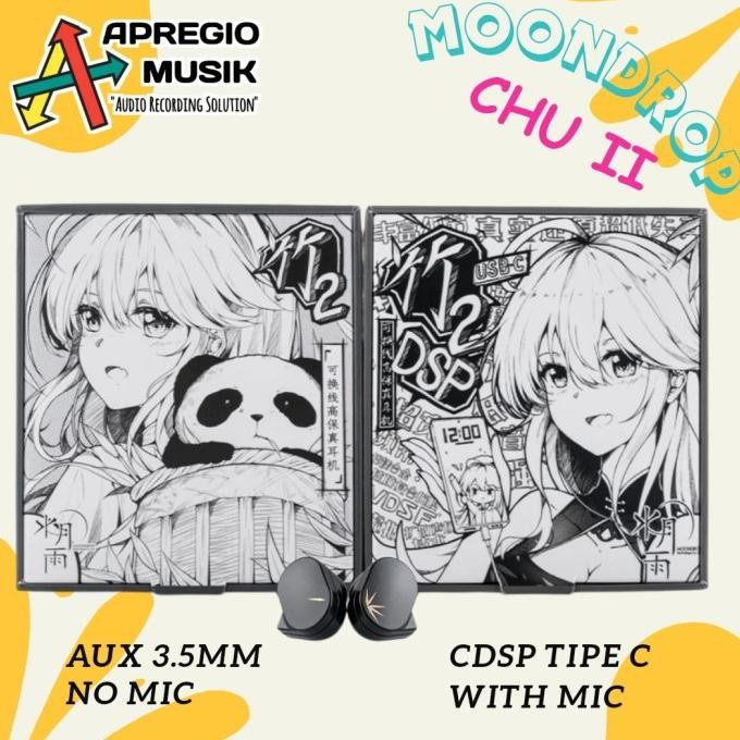 Moondrop CHU2 / CHU 2 / CHU II Dynamic Driver Earphone in Ear Monitor