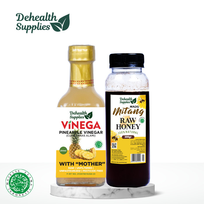 

Dehealth Supplies Detox Small 250Ml ( Cuka Nanas Botol Kaca)