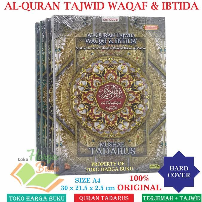 

Promo Al-Quran Tadarus A4 Hc Ukuran Besar Rasm Utsmani