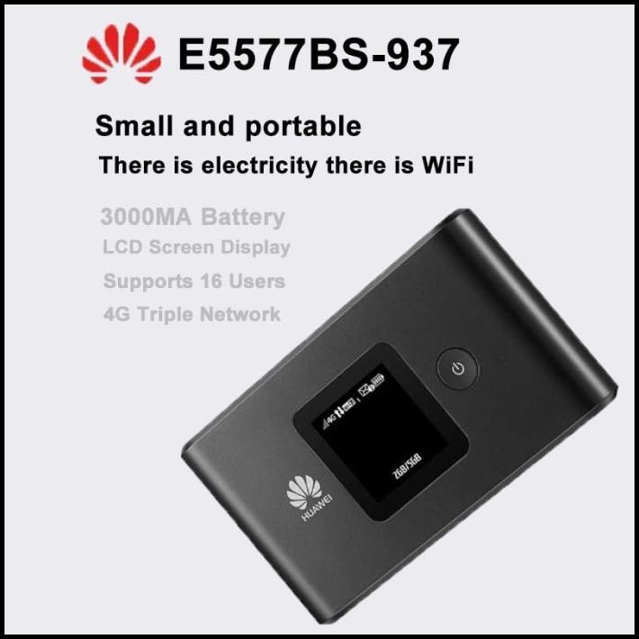 Mifi Modem Wifi Router 4G Lte Huawei E5577 [Max2] 3000Mah