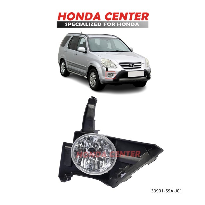 lampu kabut fog lamp lampu bumper bemper crv gen2 2005 2006