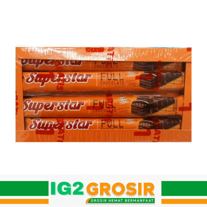 

CUCI GUDANG Superstar Wafer Cokelat (1 Box/12 Pcs)
