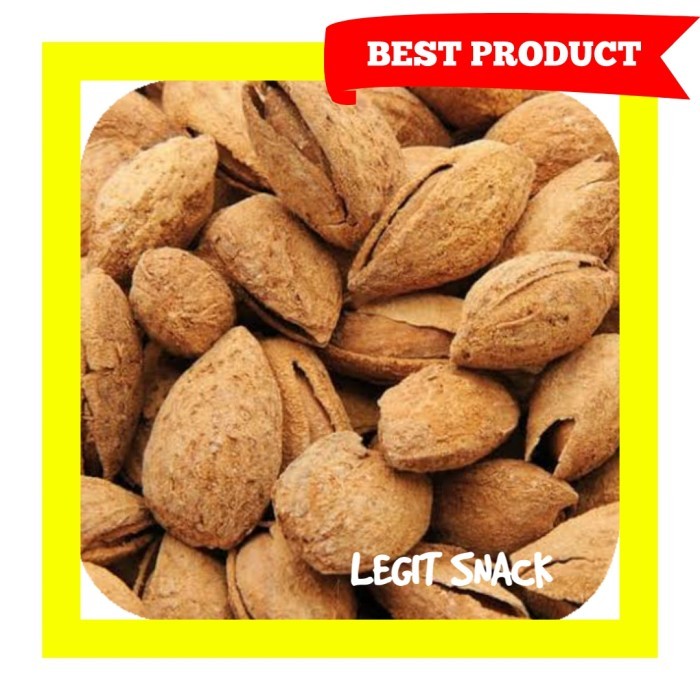 

OBRAL 500Gr KACANG ALMOND ROASTED ( ALMON PANGGANG ) USA GROSIR MURAH