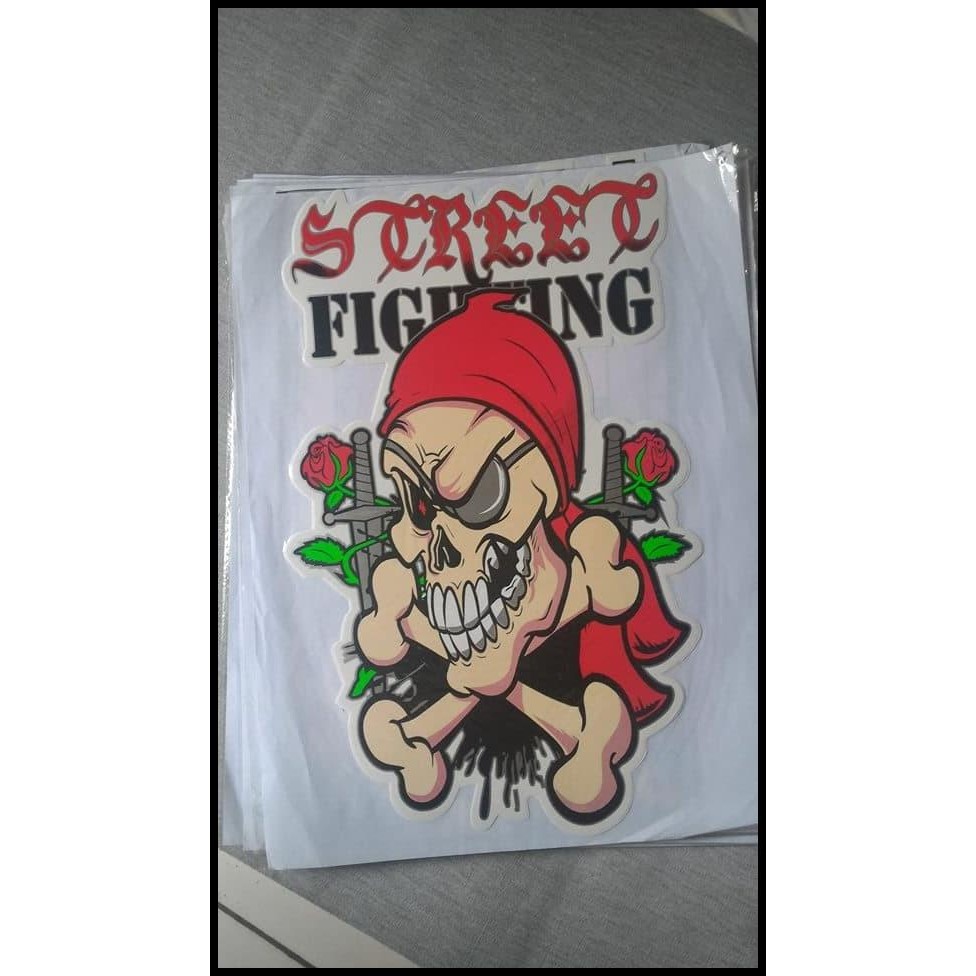

HOT DEAL STICKER 33X26CM SCREET FIGHTING !!