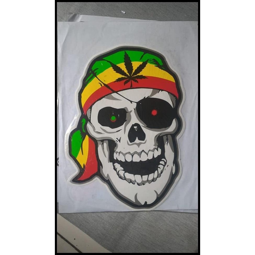 

BEST DEAL STICKER 33X26CM TENGKORAK REGE !!!!!!