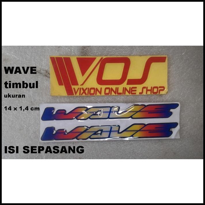

BEST DEAL STIKER TIMBUL KEREN WAVE WARNA SEPASANG !!