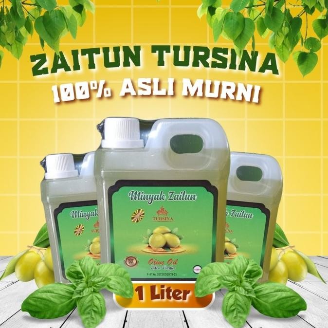 

Minyak Zaitun Extra Virgin Rs Tursina 1000Ml \ 1 Liter