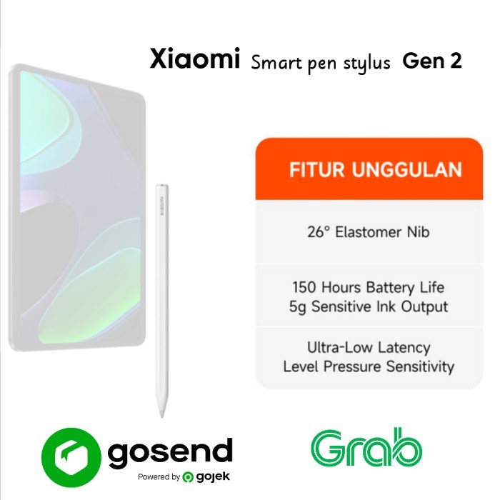 Xiaomi Smart Pen 2nd Generation Stylus Pen GEN 2 for Xiaomi Mi Pad 5 / Pad 6 / PRO