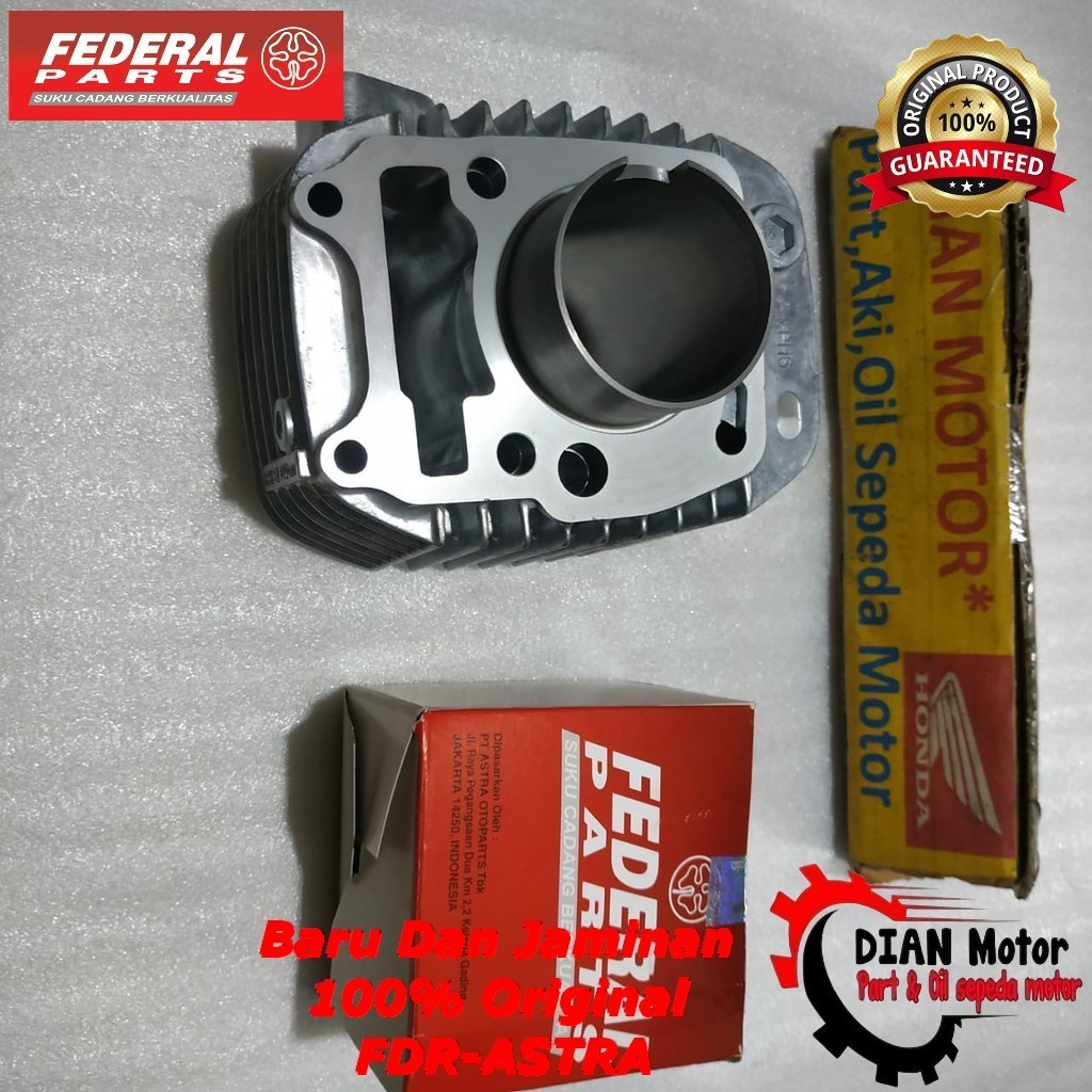 FDR FP-120P0-KPH-2100 CILINDER BLOK KIT SUPRA125 KARMA PISTON KID FEDERAL