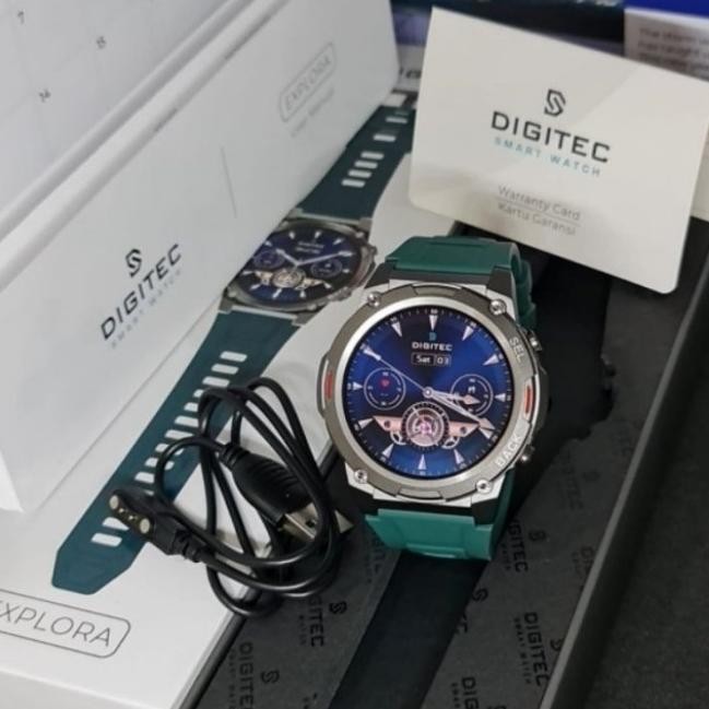 Jam Tangan Smart Watch DIGITEC EXPLORA Rubber Original Garansi