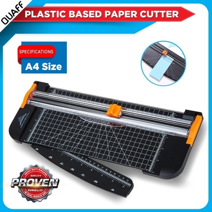 

R Cutter A4 Plastic / Alat Potong Kertasr Cutter Merk Quaff