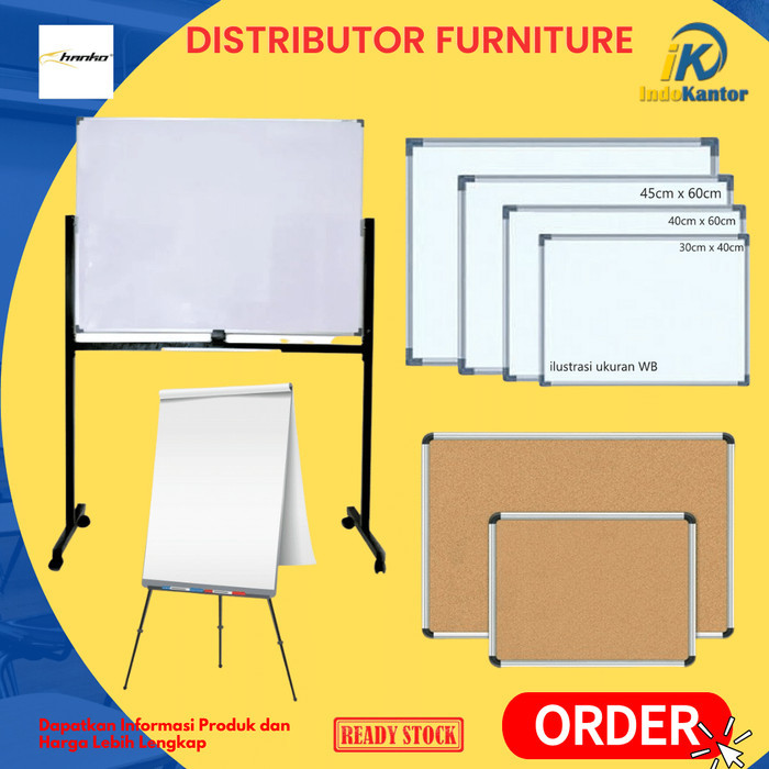 

TERBARU - Papan Tulis / White Board / Flip Chart / Soft Board / Papan Pin Board