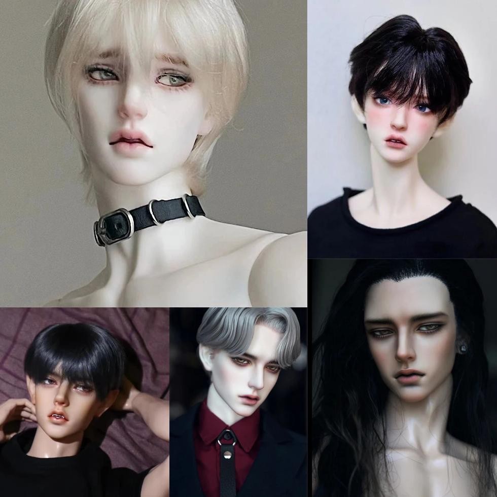 new 1/3 bjd doll head no makeup resin material boy doll accessories handsome head doll gifts for 1/3