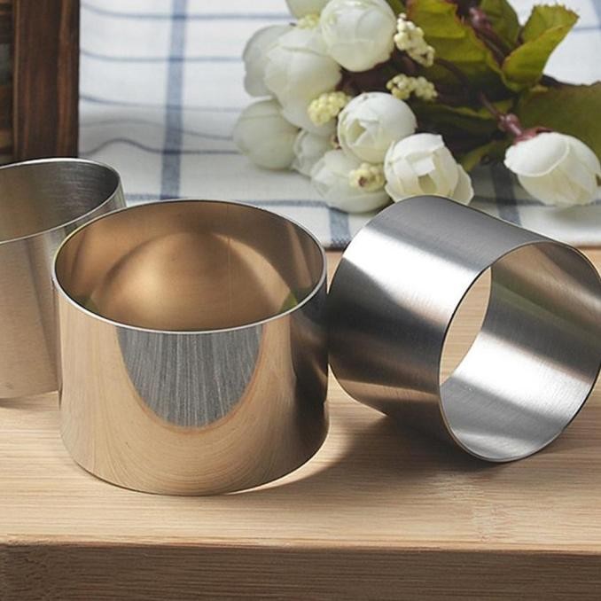 

Terlaris satu set mousse ring cutter Tinggi 6cm uk 6-12cm tebal COD