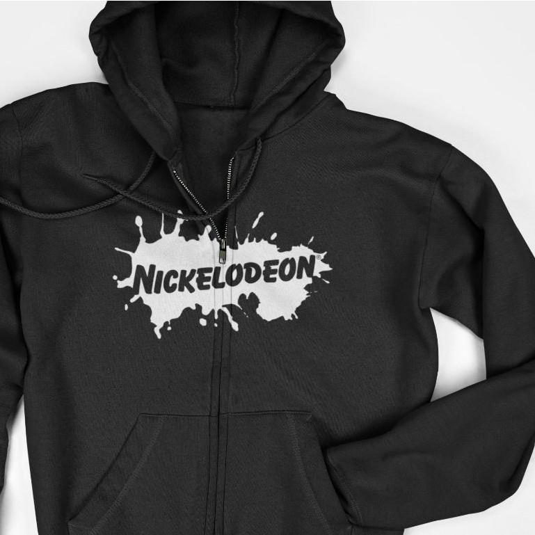 Jaket Hoodie Zipper - Nickelodeon Logo