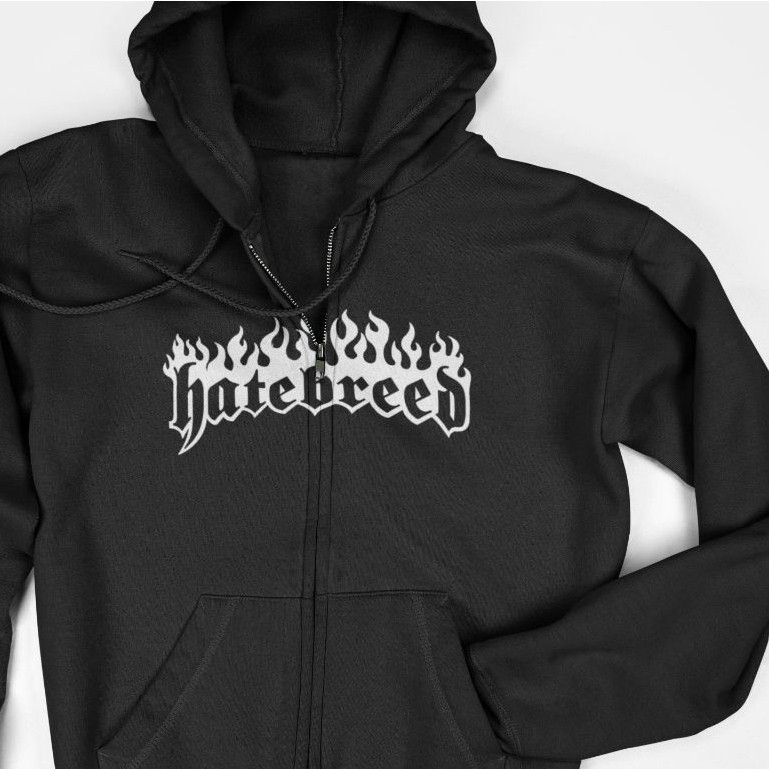 Jaket Hoodie Zipper - Hatebreed Hardcore Metal Band