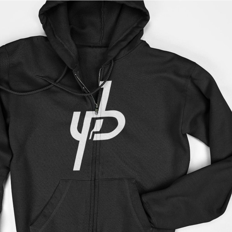 Jaket Hoodie Zipper - Jake Paul Logo