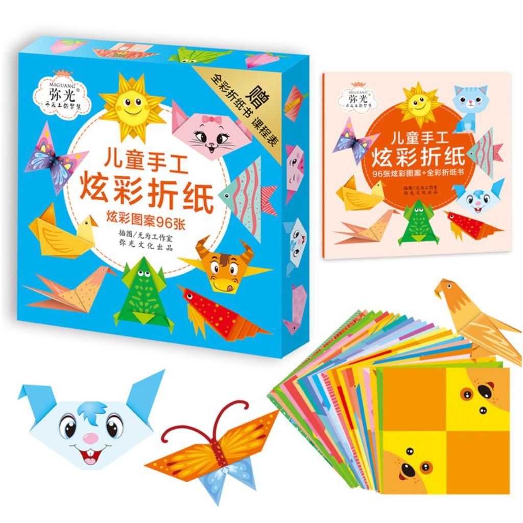 [Khusus Batam] Mainan Origami Anak, Mainan Origami Lipat Kertas Dengan Petunjuk Anak, Origami Kartun