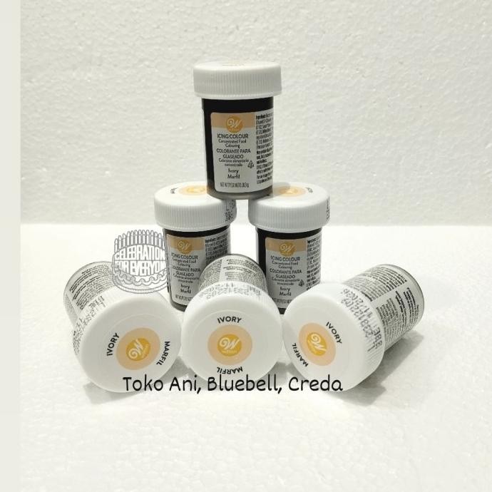 

Terlaris Wilton Icing Color Ivory, 1 Oz COD