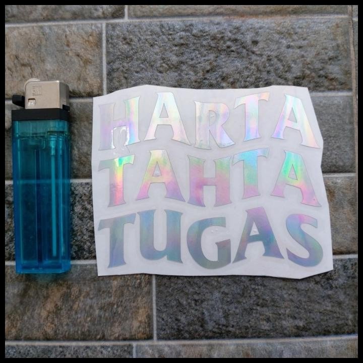 

GRATIS ONGKIR STIKER HOLOGRAM KATA HARTA TAHTA TUGAS HUMOR MOTOR MOBIL LAPTOP SEPEDA !!!!!