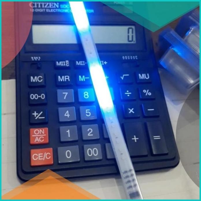 LAMPU LED STRIP FLEXIBLE FLEKSIBEL 30CM OTOMATIS 12 VOLT - BIRU 11OKTZ