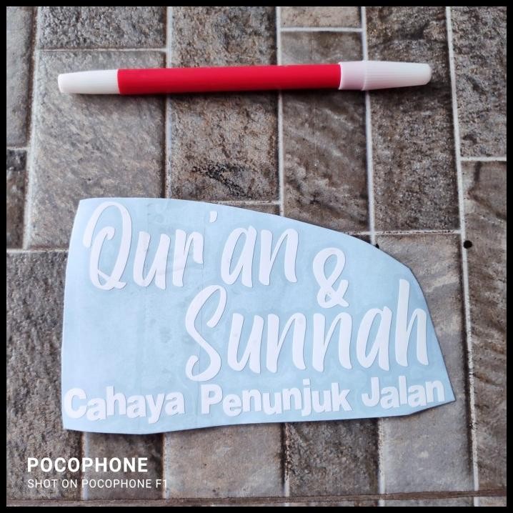 

GRATIS ONGKIR QURAN SUNNAH CAHAYA PENUNJUK MUSLIM ISLAM CUTTING STIKER KATA DAKWAH !!!