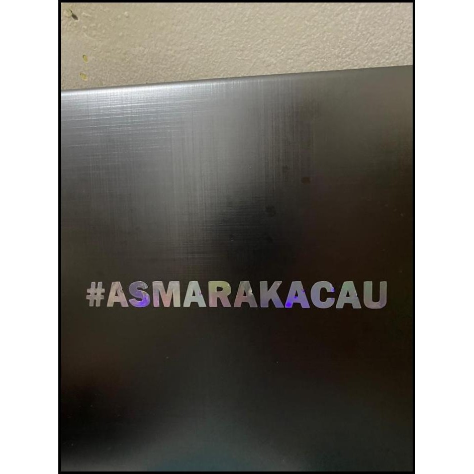 

TERMURAH STIKER VIRAL ASMARAKACAU GALAU HOLOGRAM MOTOR HELM MOBIL LAPTOP SEPEDA !!!!!!